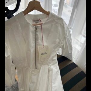 Alexander McQueen Ivory Cotton Garment